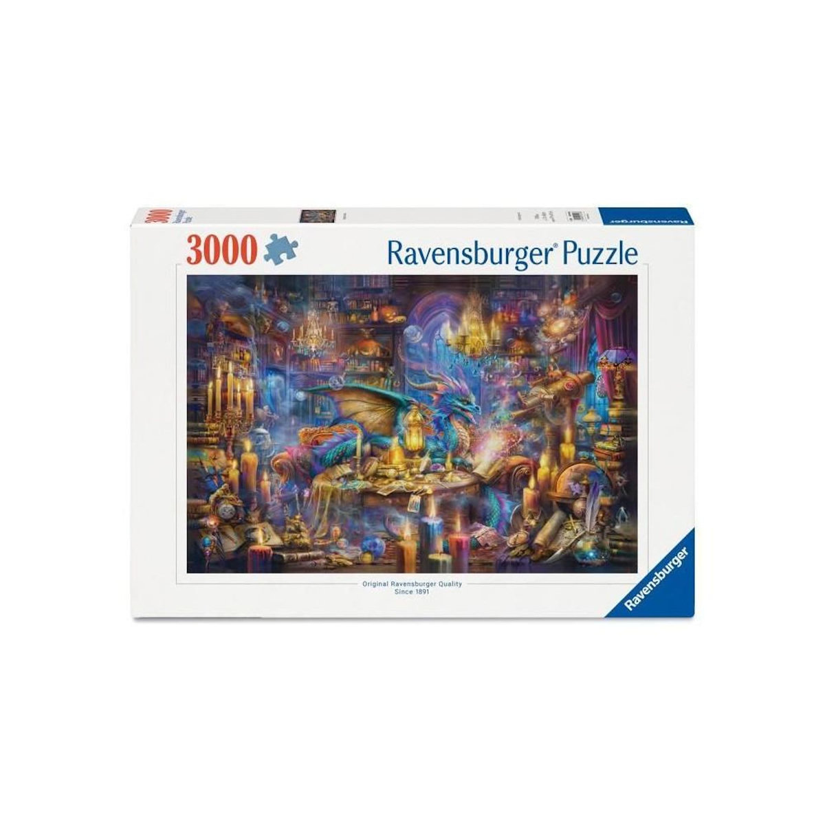 RAVENSBURGER Puzzle 3000 pièces - La bibliothèque des savoirs enchantés - Adultes et enfants dès 14 ans - Puzzle de qualité supérieure