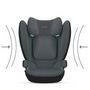 Voir la diapositive 6 : CYBEX Siege Auto  CBX by CYBEX SOLUTION B I-FIX 3 a 12 ans - Groupe 2/3 - 100 a 150 cm Grey | grey