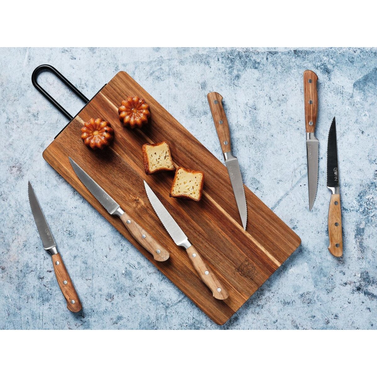 BJORN Couteaux à steak JAKOB - 6 pièces