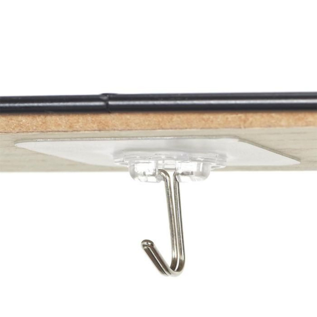 Paris Prix Lot de 10 Crochets Adhésifs  Support  6cm Transparent