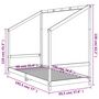 Voir la diapositive 6 : VIDAXL Cadre de lit pour enfant 90x190 cm Bois de pin massif