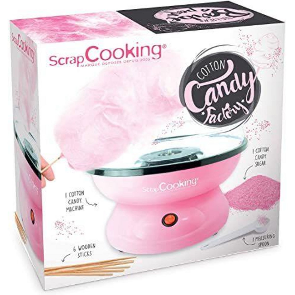 SCRAPCOOKING Machine à Barbe à papa