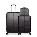 HERO HERO - Lot de 3 - Valise grand format, valise weekend et vanity CORONADO. Coloris disponibles : Beige, Bleu