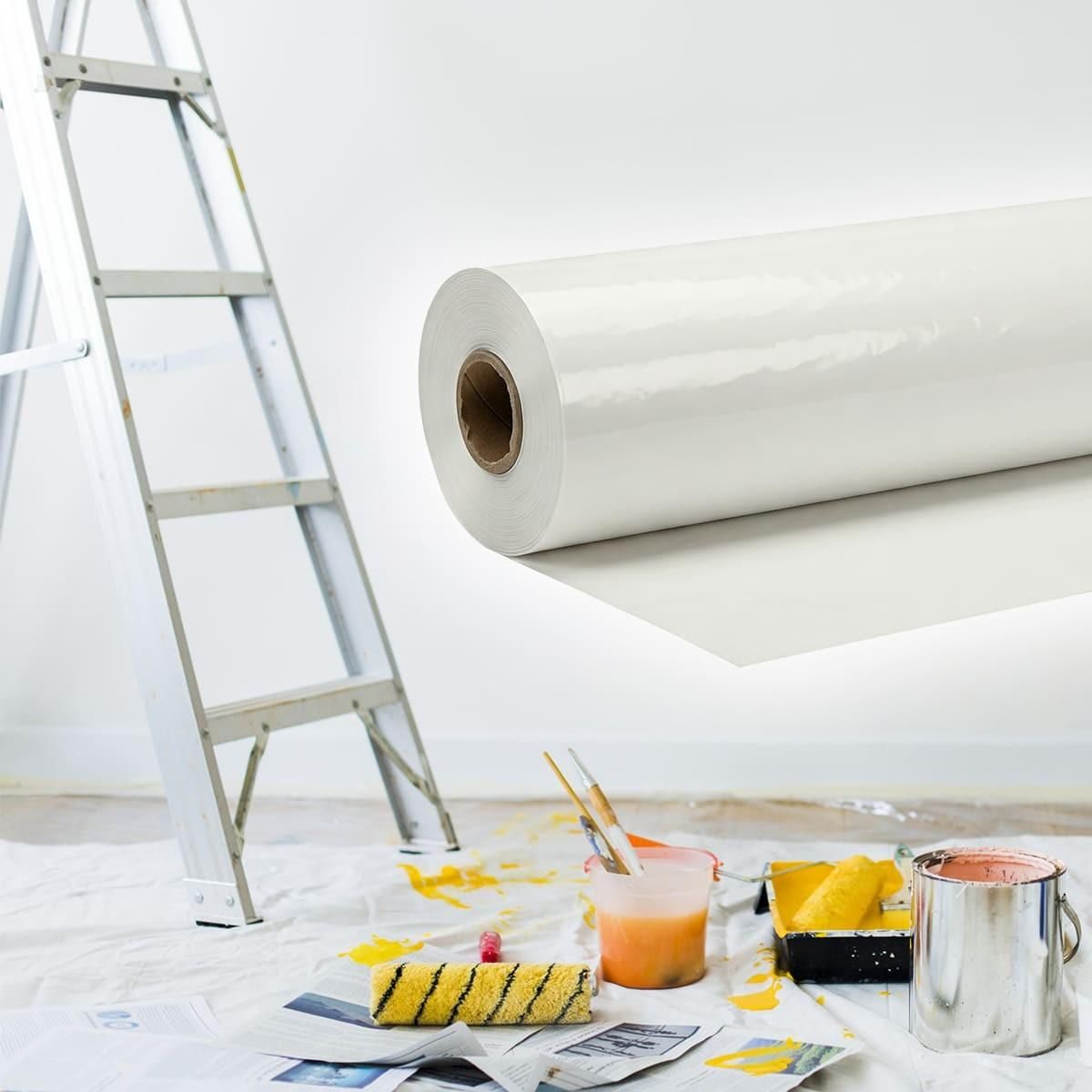 Tecplast Bache peinture 3x25 m 40 microns Protection 75 m2 Translucide 3x25 m Haute Qualité