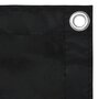 VIDAXL Ecran de balcon Noir 90x600 cm Tissu Oxford