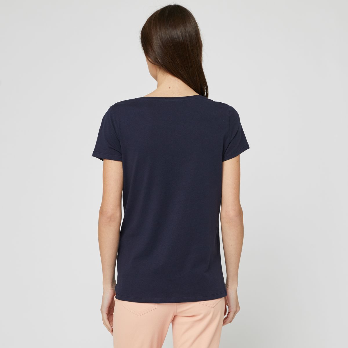 INEXTENSO T-shirt marine femme