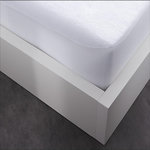 Home collection Protège matelas 100% coton imperméable ete/hiver. Coloris disponibles : Blanc