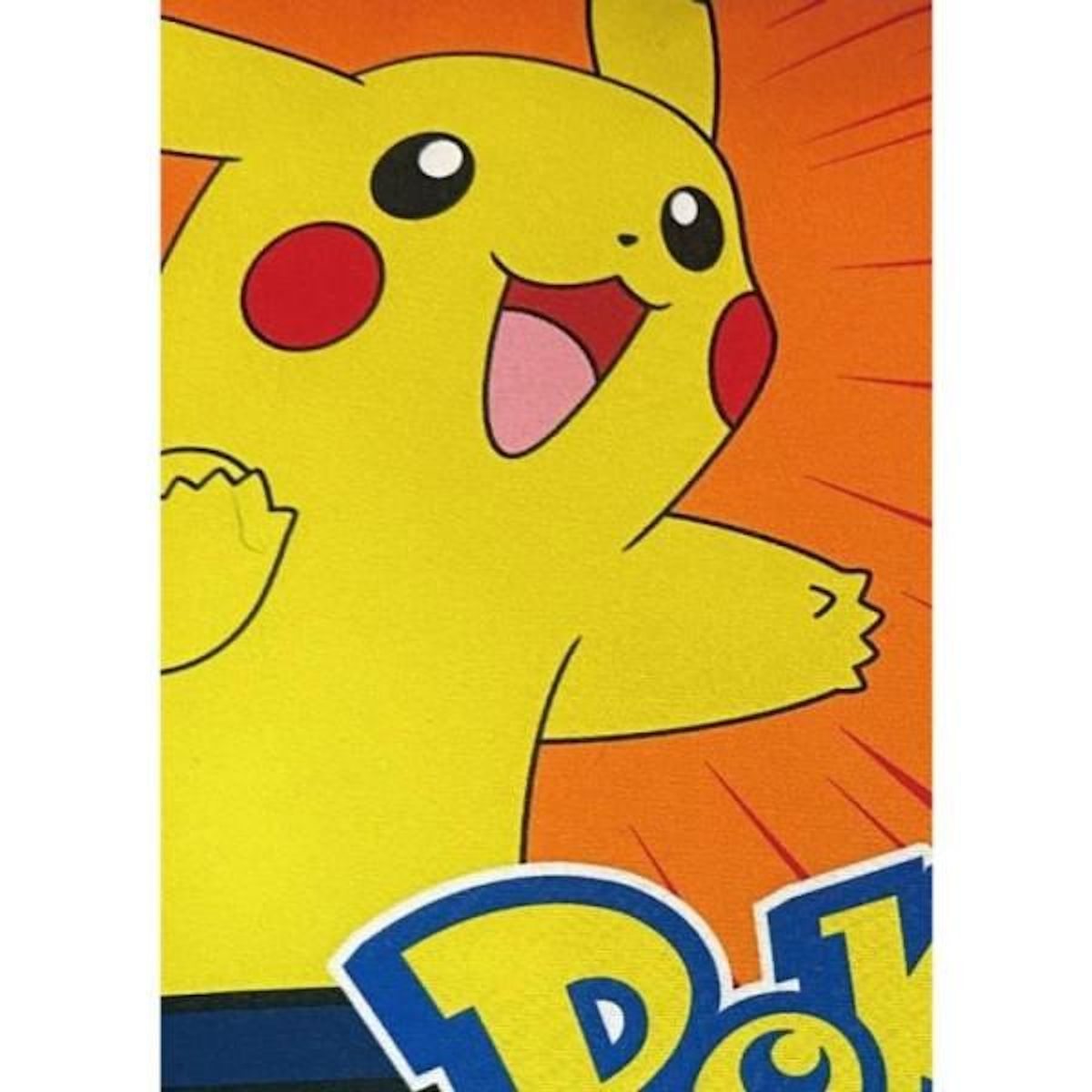 Pokemon Coussin double face - Carré - POKEMON - Pikachu et ses amis - Microfibre - 40 x 40 cm