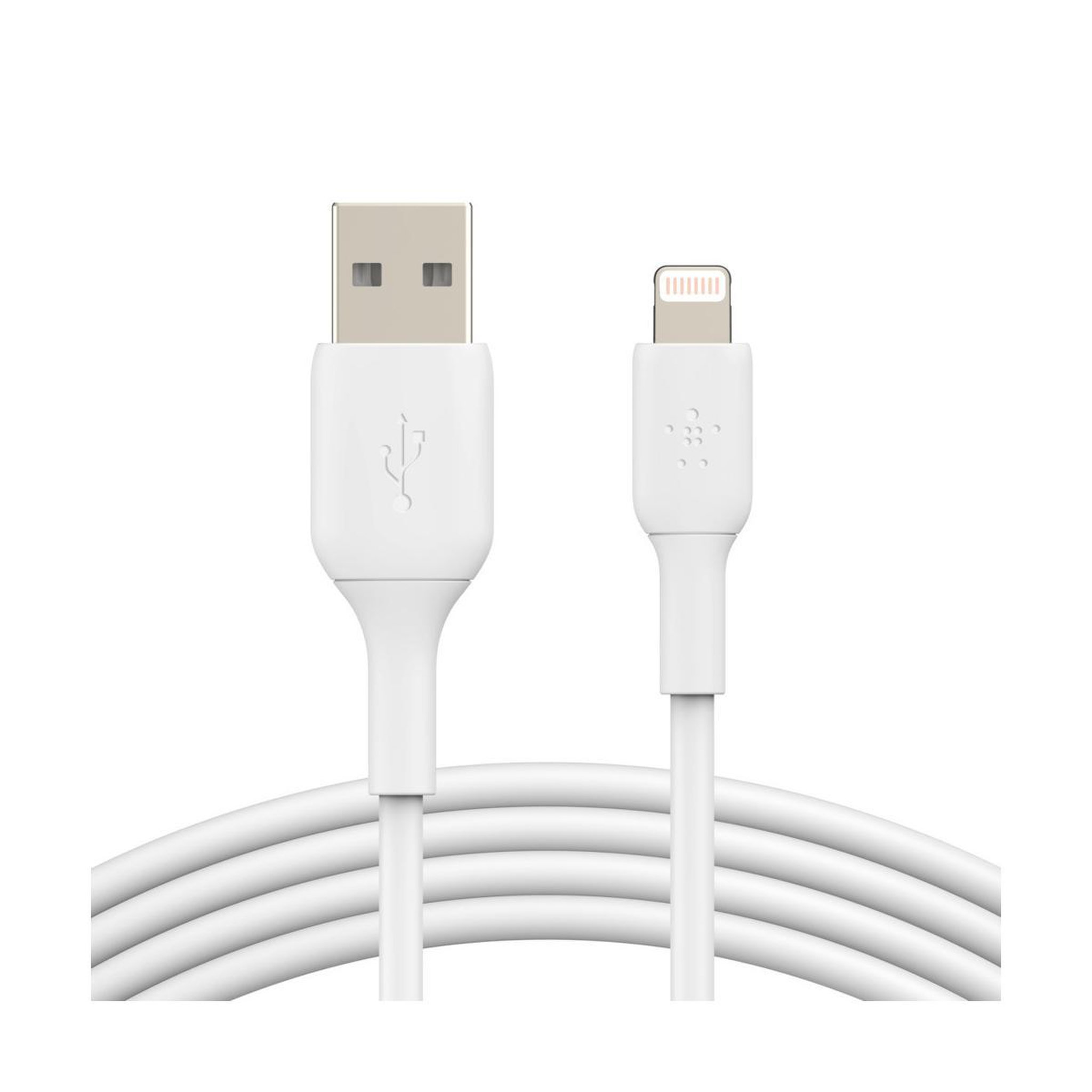Belkin Belkin CAA001BT1MWH2PK câble Lightning 1 m Blanc