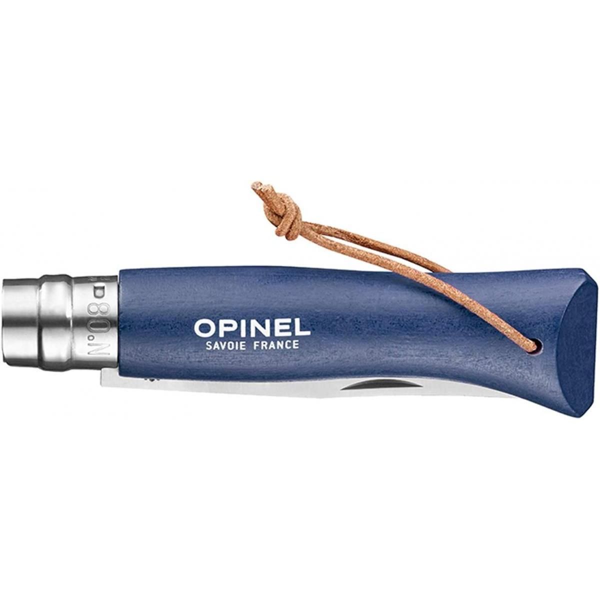 Opinel Couteau  Baroudeur Colorama - N8 Bleu foncé