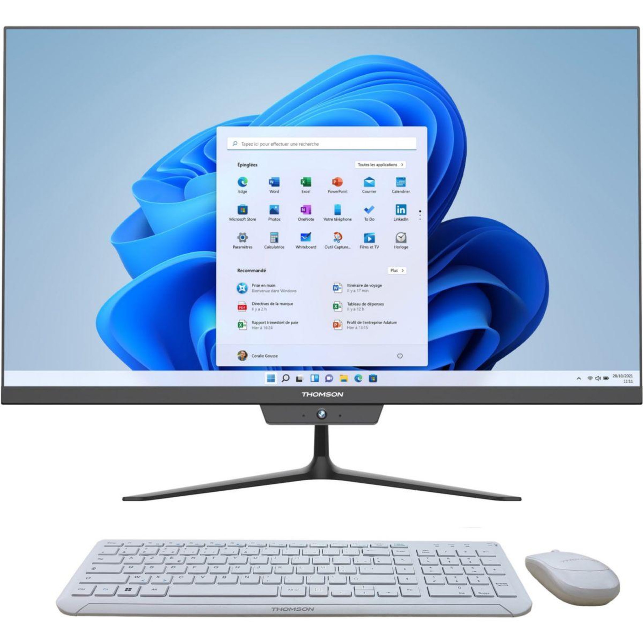 THOMSON Ordinateur tout-en-un a27i51216bk512c