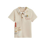 Petit Béguin Polo enfant Costa. Coloris disponibles : Beige