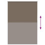 Voir la diapositive 5 : VIDAXL Store enrouleur occultant cafe 90x130cm largeur du tissu 85,7cm