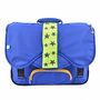 Voir la diapositive 2 : AUCHAN Cartable 41 cm CM1/CM2 bleu et jaune forme moderne