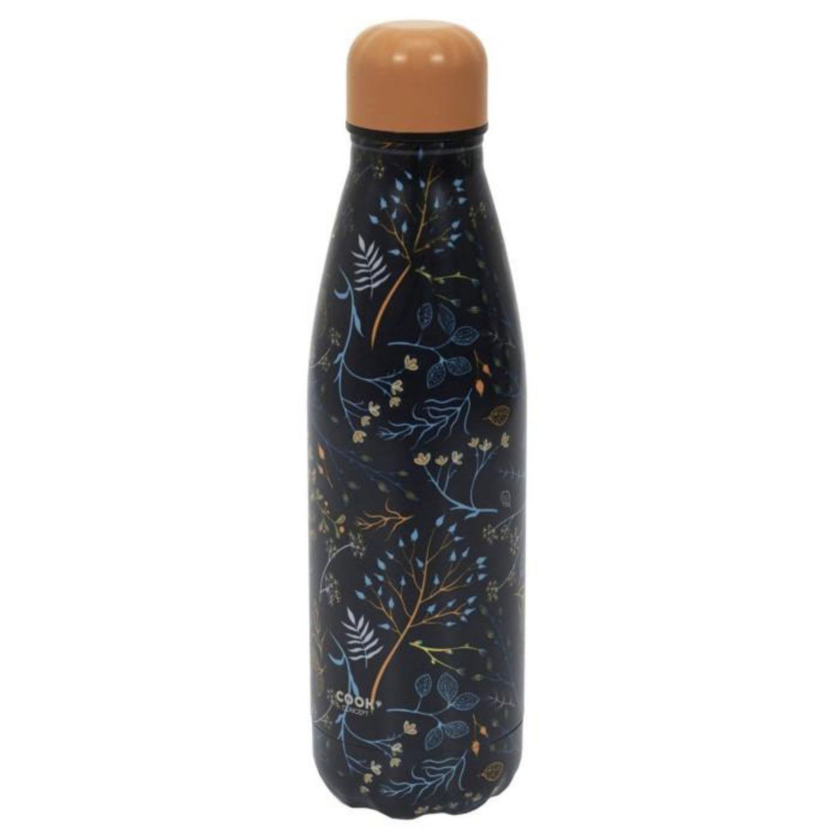 Paris Prix Bouteille Isotherme  Fleurie  50cl Bleu & Jaune