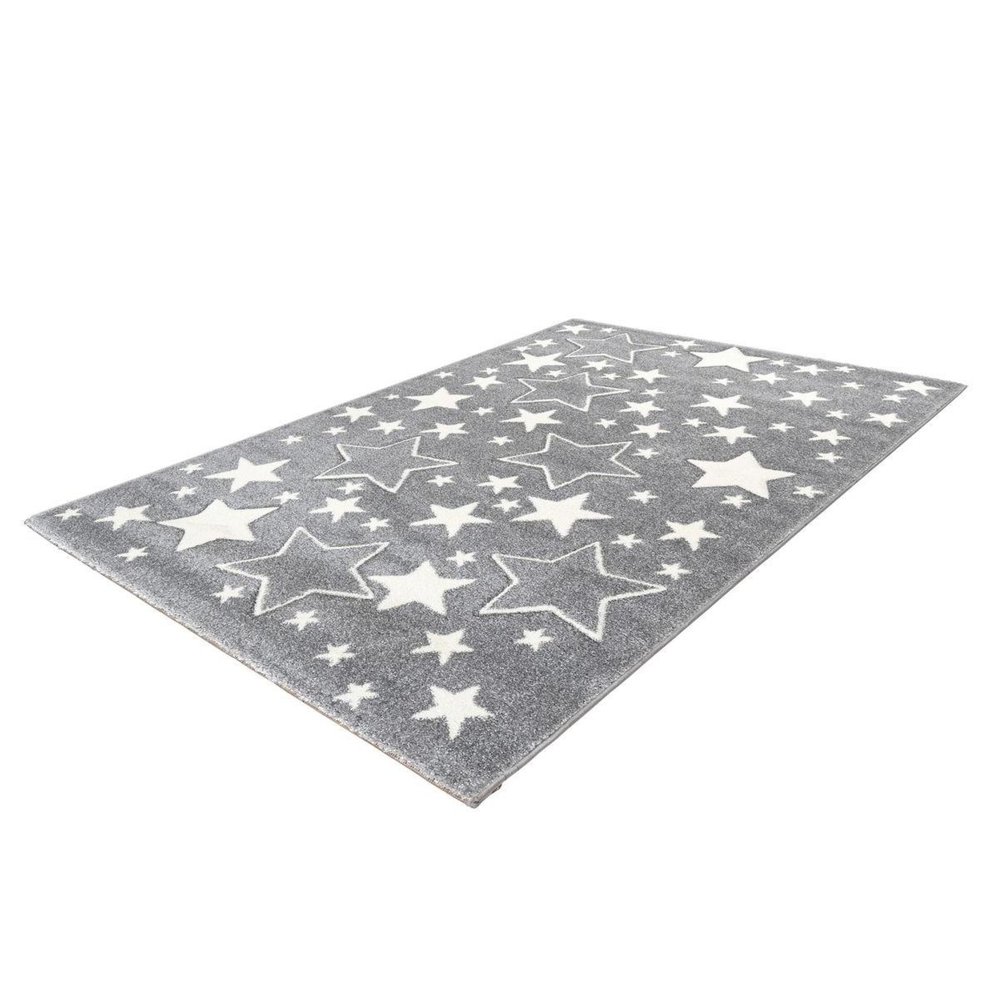 Voir la diapositive 4 : Paris Prix Tapis de Chambre Enfant Étoiles  Tamworth  Argent