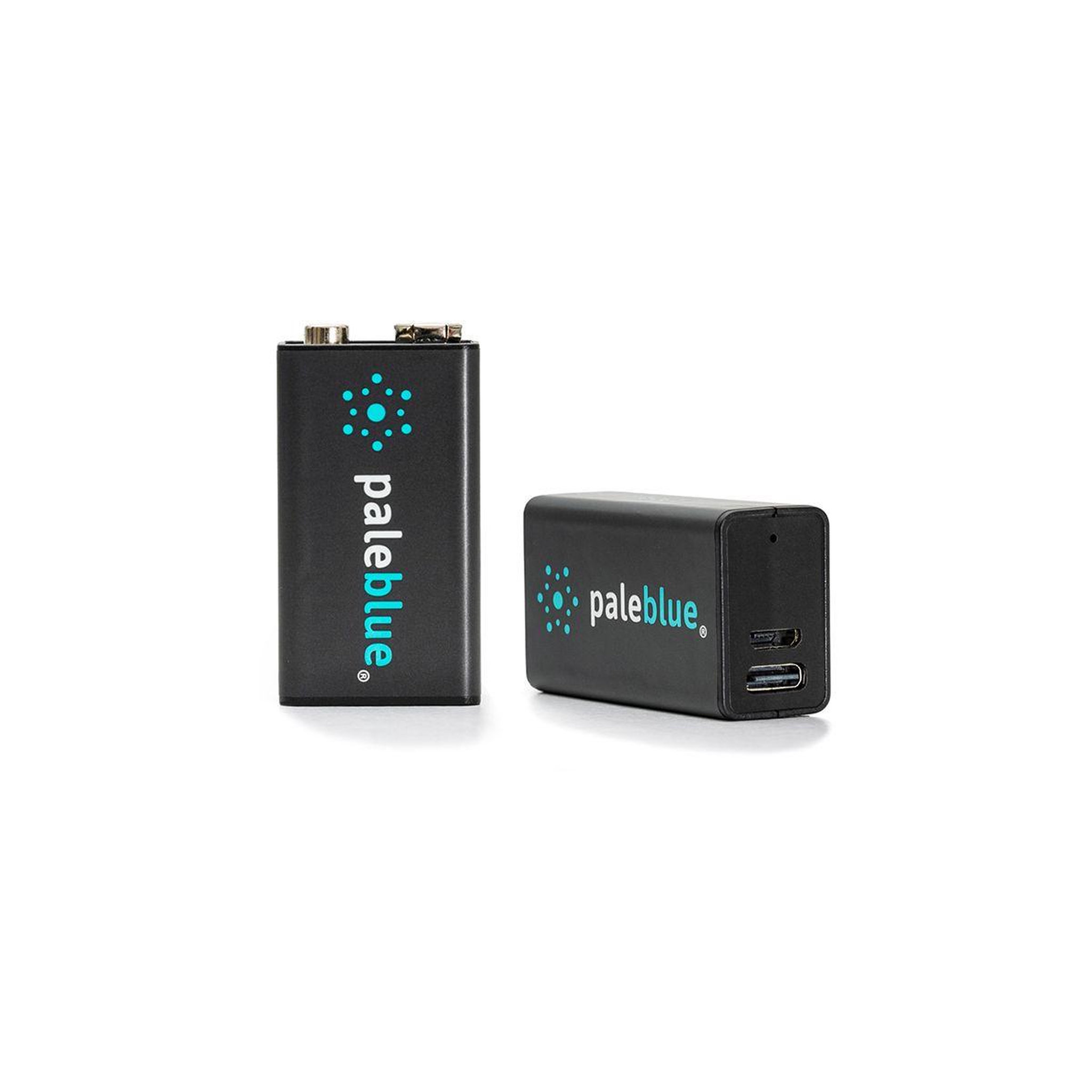 PALE BLUE Pile rechargeable usb 9v (6lr61)