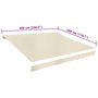 Voir la diapositive 6 : VIDAXL Toit d'auvent Toile Creme 6x3 m (Cadre non inclus)