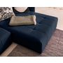 Voir la diapositive 5 : BEST MOBILIER Petra - canapé d'angle réversible - convertible avec coffre - 4 places - en velours