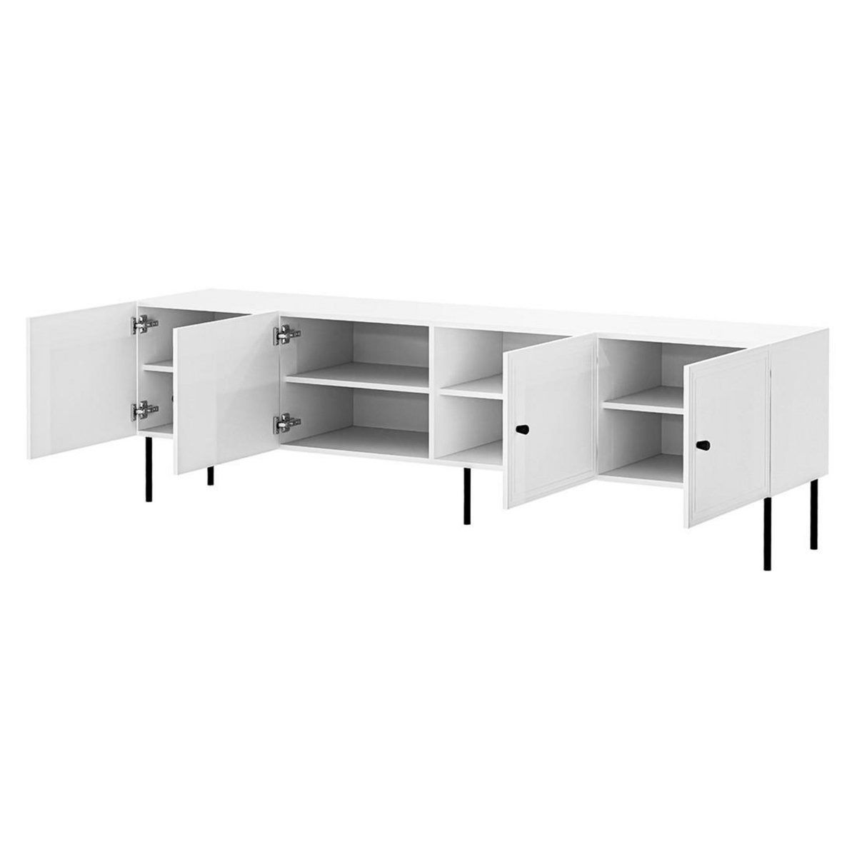 BEST MOBILIER Lavaggi - meuble tv - 4 portes - 200 cm
