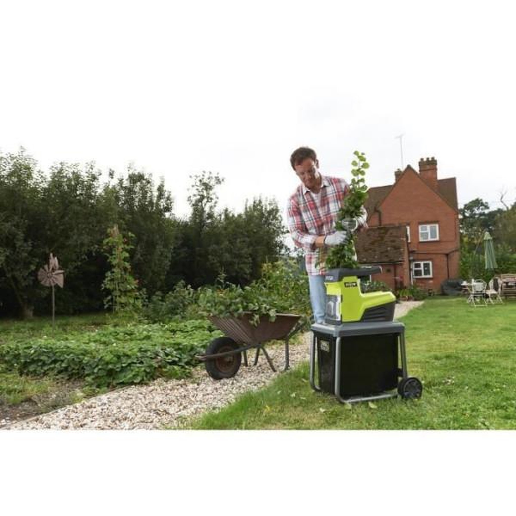 Voir la diapositive 5 : Ryobi Broyeur de végétaux électrique ryobi - rsh3045u - 3000w