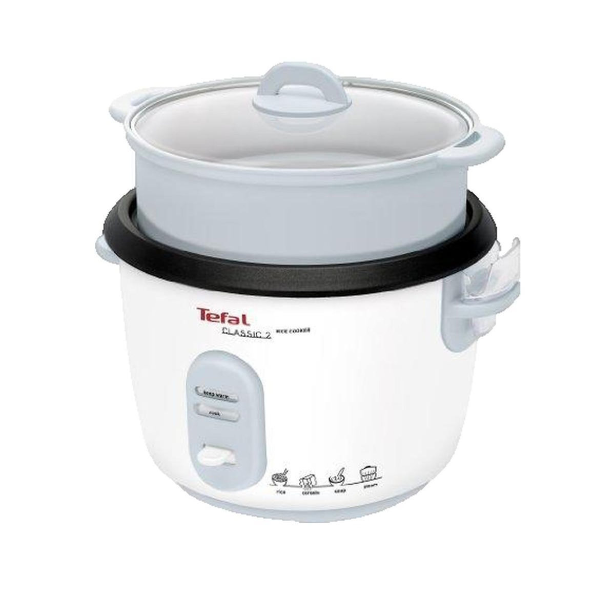 TEFAL Cuiseur à riz Tefal RK1011 1,8 litres Argent