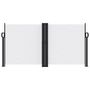 Voir la diapositive 3 : VIDAXL Auvent lateral retractable blanc 120x1000 cm