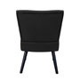 Voir la diapositive 6 : Paris Prix Fauteuil Crapaud  Giulia  76cm Noir