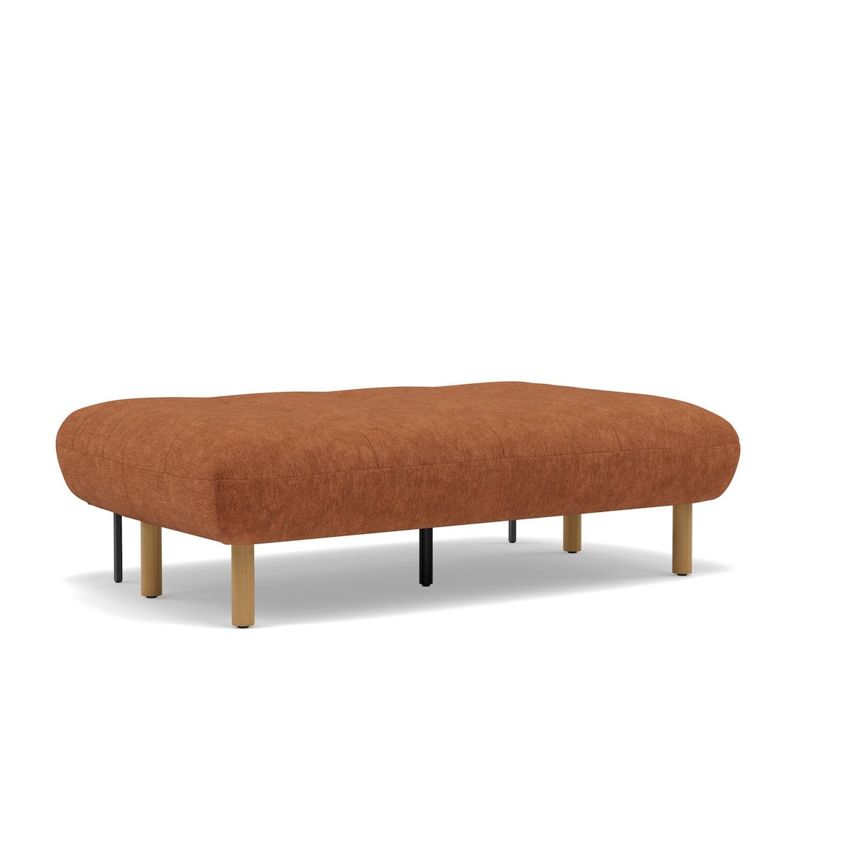 BEST MOBILIER Soan - banquette 2 places convertible clic-clac en velours texturé