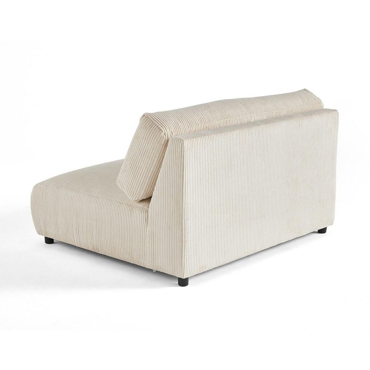 LISA DESIGN Garance - module d'assise 2 places - en velours côtelé