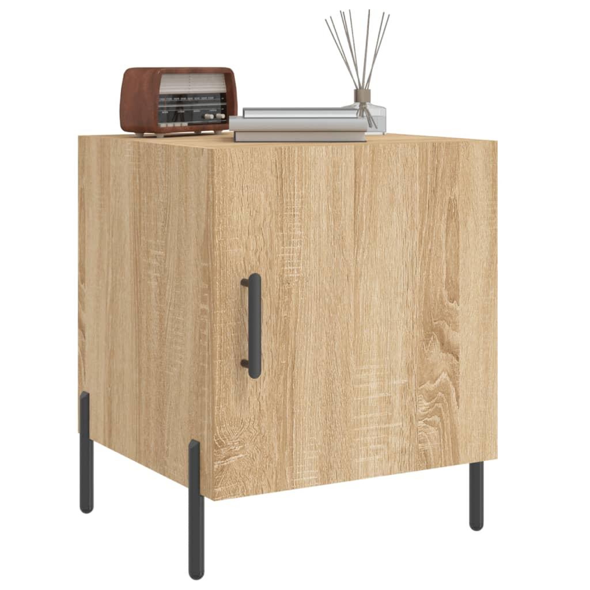 Voir la diapositive 4 : VIDAXL Tables de chevet 2 pcs chene sonoma 40x40x50 cm bois ingenierie