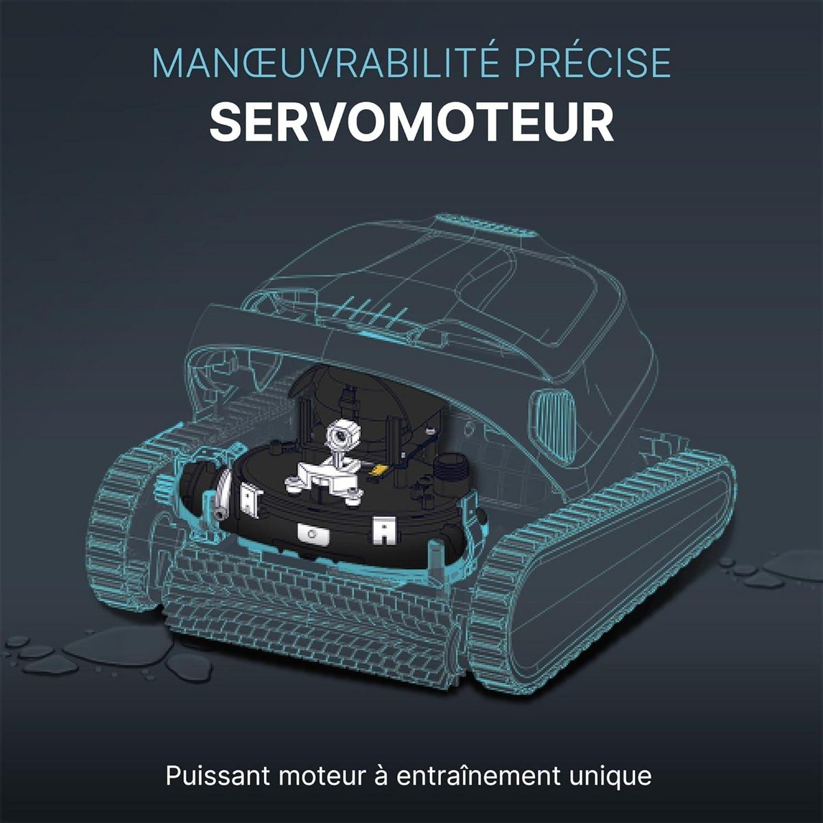 Dolphin Moteur pour robot dolphin s200, s300, e30 etc... Voir liste - 9995387-assy