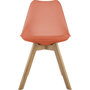 Voir la diapositive 4 : TOILINUX Lot de 4 chaises design scandinave BAYA