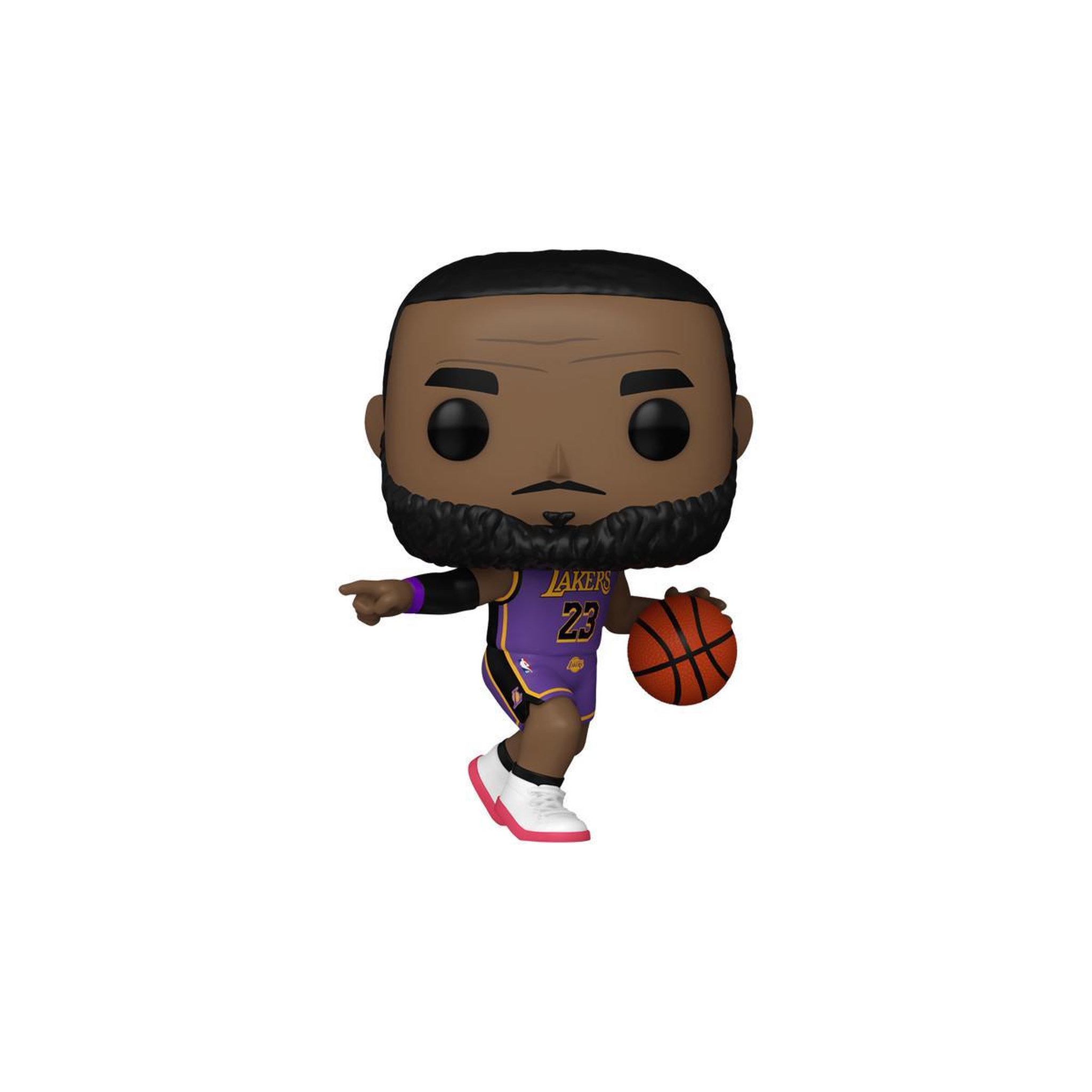 Voir la diapositive 2 : Funko Figurine Funko Pop Basketball NBA Los Angeles Lakers LeBron James