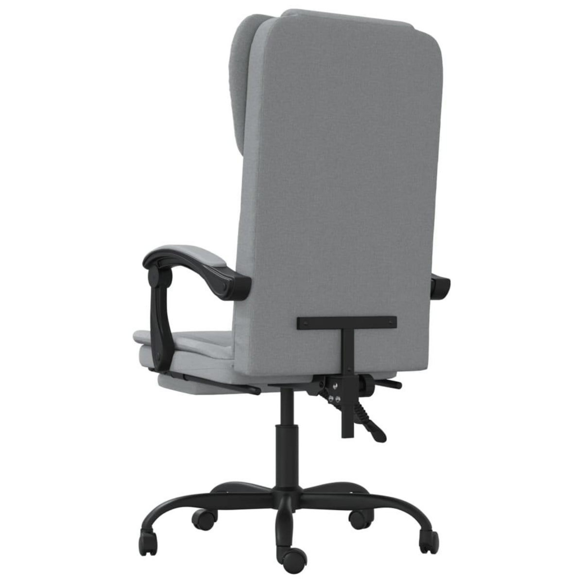 VIDAXL Fauteuil inclinable de bureau Gris clair Tissu