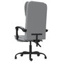 Voir la diapositive 5 : VIDAXL Fauteuil inclinable de bureau Gris clair Tissu