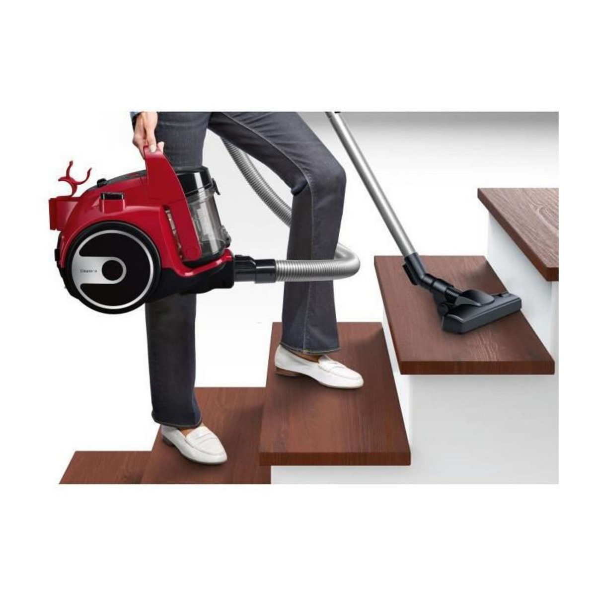 BOSCH BOSCH BGC05AAA2 Aspirateur sans sac - 78dB - Capacite du bac 1.5L - Filtre HEPA 12 lavable