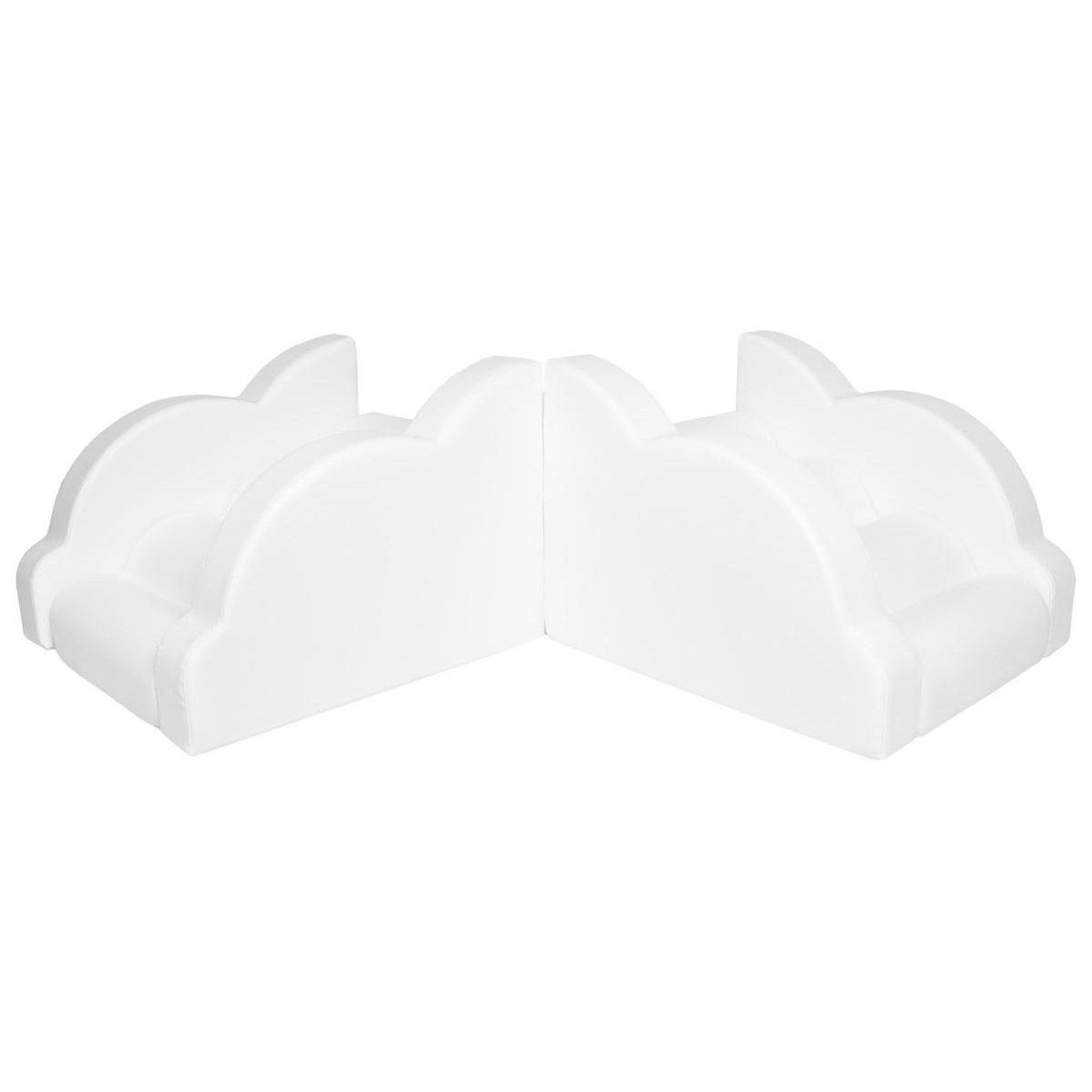 Voir la diapositive 2 : VELINDA Ensemble nuage, blocs en mousse pour le jeu, crèches, écoles maternelles, jouets — blanc