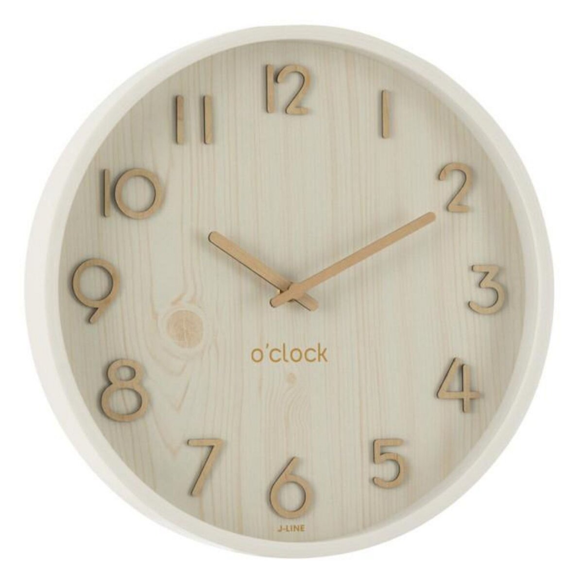 Paris Prix Horloge Murale en Bois  Marion  30cm Blanc