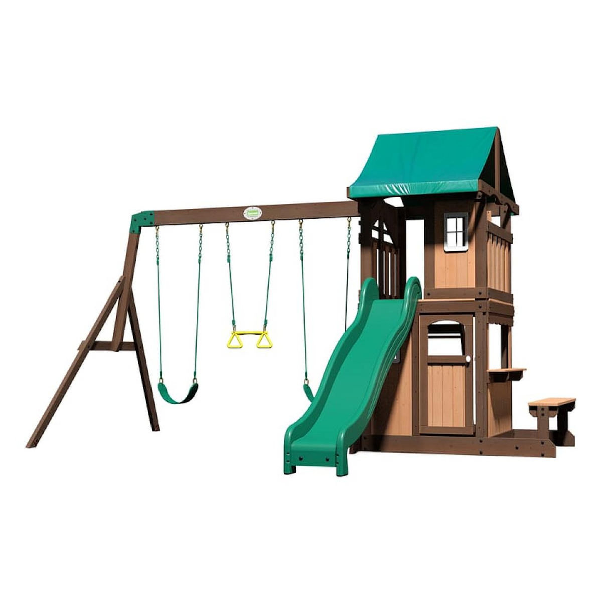 Backyard Discovery Portique Lakewood avec toboggan