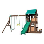 Backyard Discovery Portique Lakewood avec toboggan