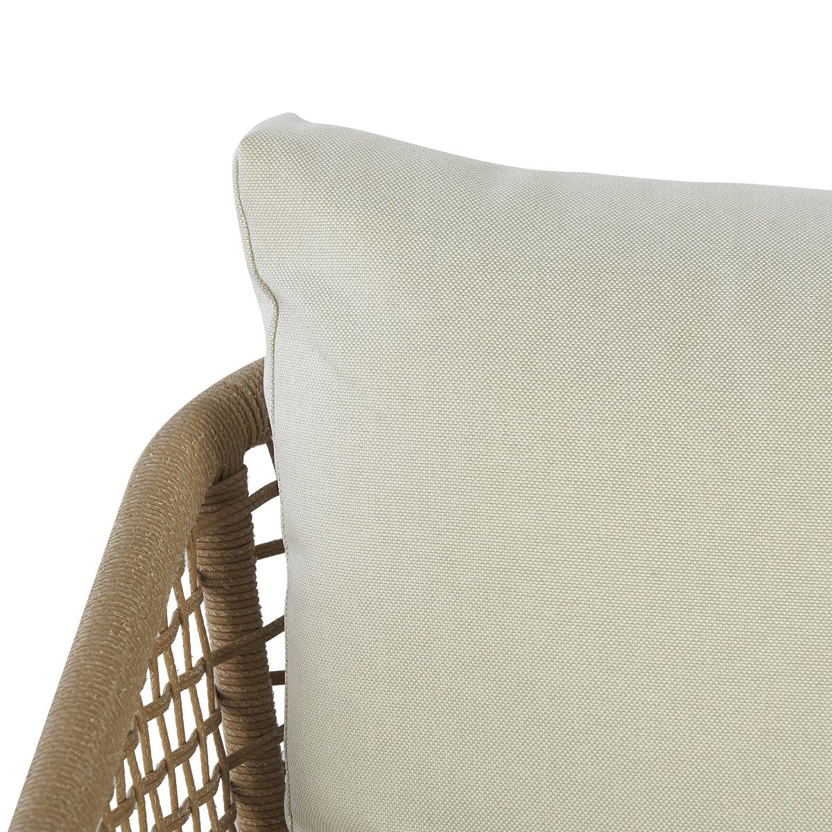 GARDENSTAR Salon bas de jardin - 5 places - Aluminium/Résine - Beige - BOSTON