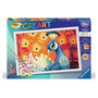 Voir la diapositive 1 : RAVENSBURGER CreArt Kids Peinture au numero Paon
