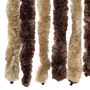 Voir la diapositive 5 : VIDAXL Moustiquaire Beige et marron clair 56 x 185 cm Chenille