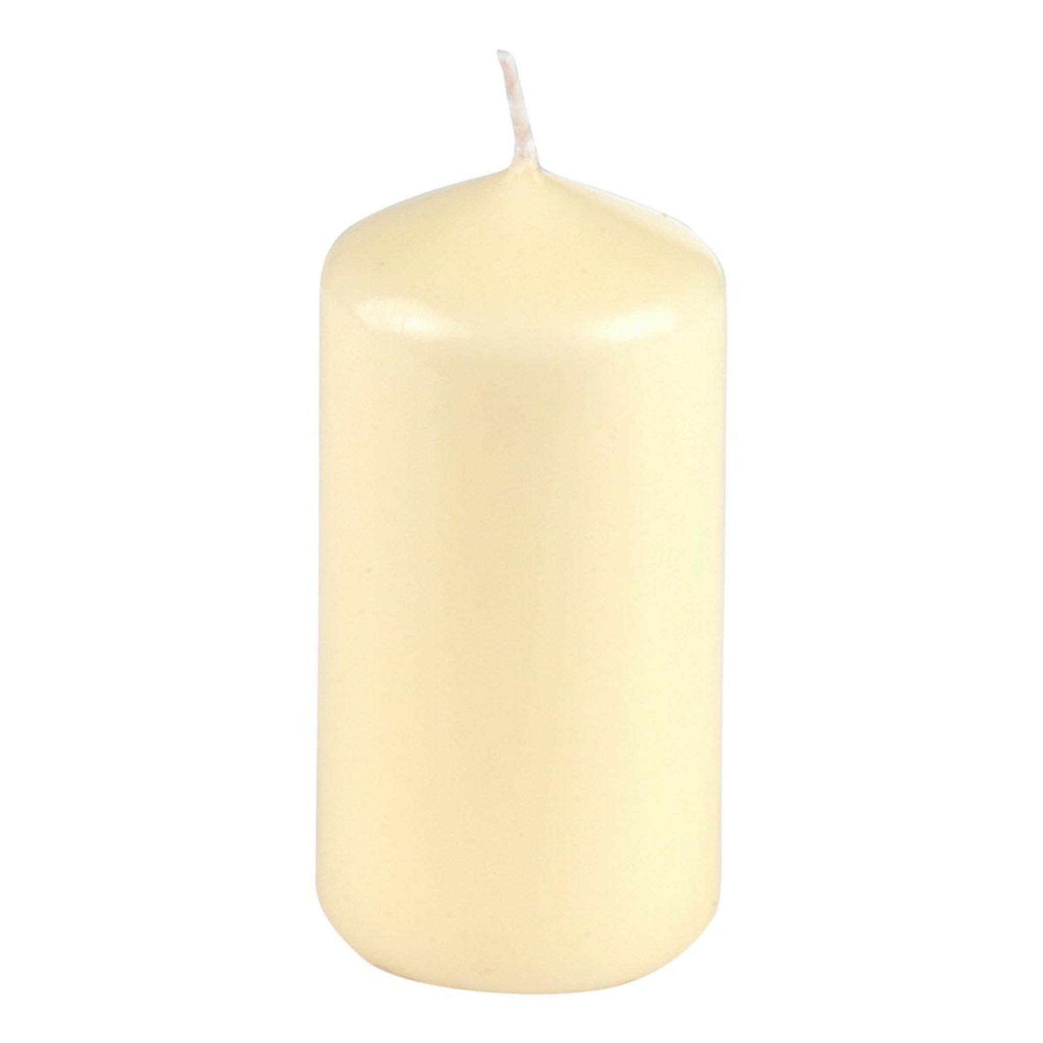 Voir la diapositive 1 : HOMEA Bougie pilier design  essentiel  15cm vanille