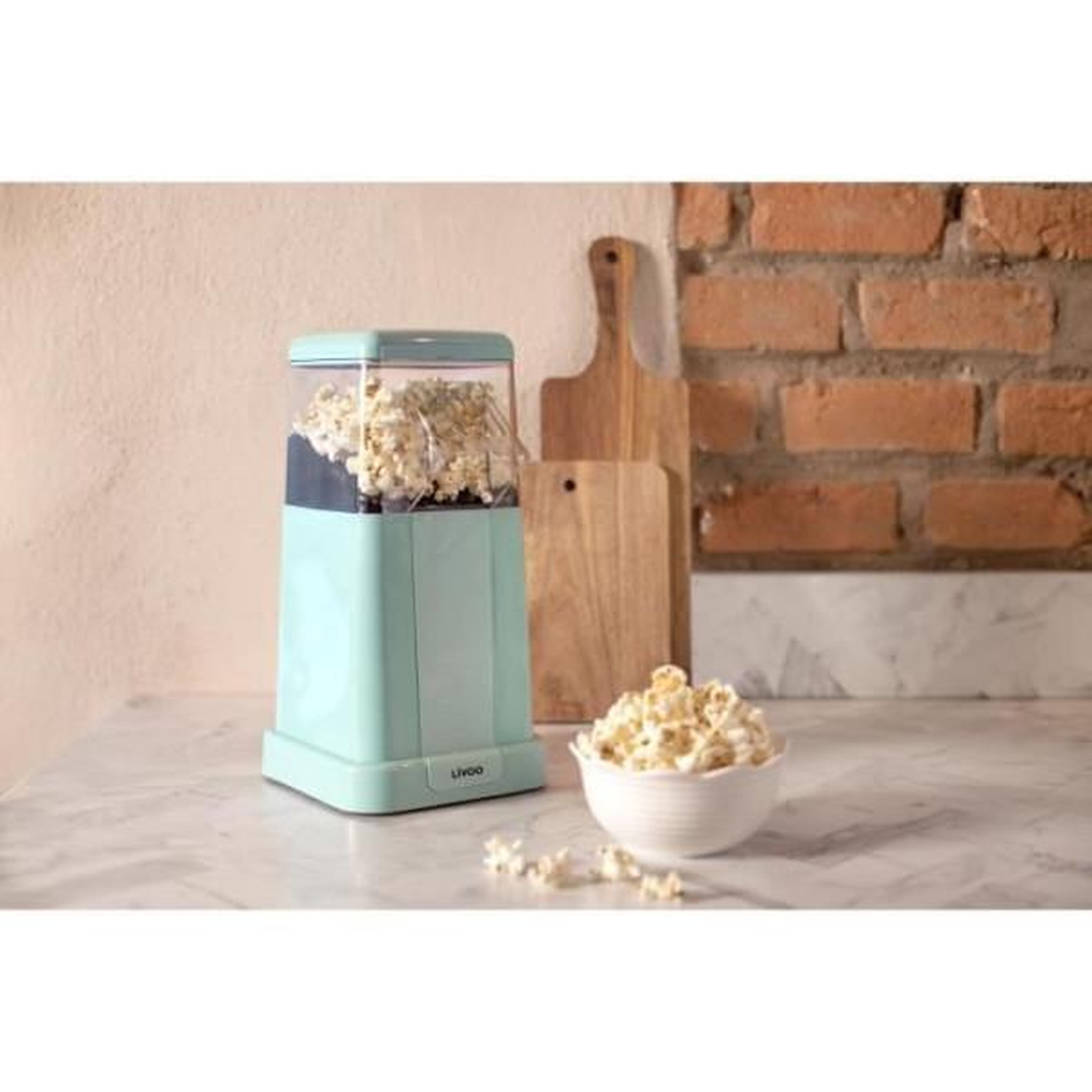 Voir la diapositive 5 : LIVOO Appareil à pop-corn 1200w bleu - DOM497