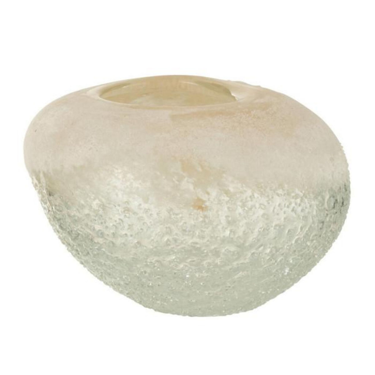 Paris Prix Vase Boule en Verre  Sumina  13cm Beige