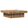 Voir la diapositive 1 : VIDAXL Table basse chene artisanal 90x90x28 cm bois d'ingenierie