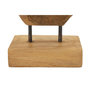 Voir la diapositive 6 : Paris Prix Objet Déco en Teck  Lubang  27cm Naturel