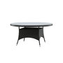 Voir la diapositive 3 : Paris Prix Table de Jardin Ronde  Volta  150cm Noir